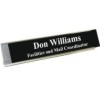 2 x 10 Silver Holder with Aluminum Sign