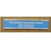 2 x 10 Silver Wall Mount Holder with Aluminum Sign