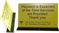 6 x 10 Engraved Counter Sign