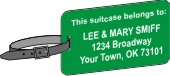 1 3/4 x 3 1/2 Plastic Luggage Tag